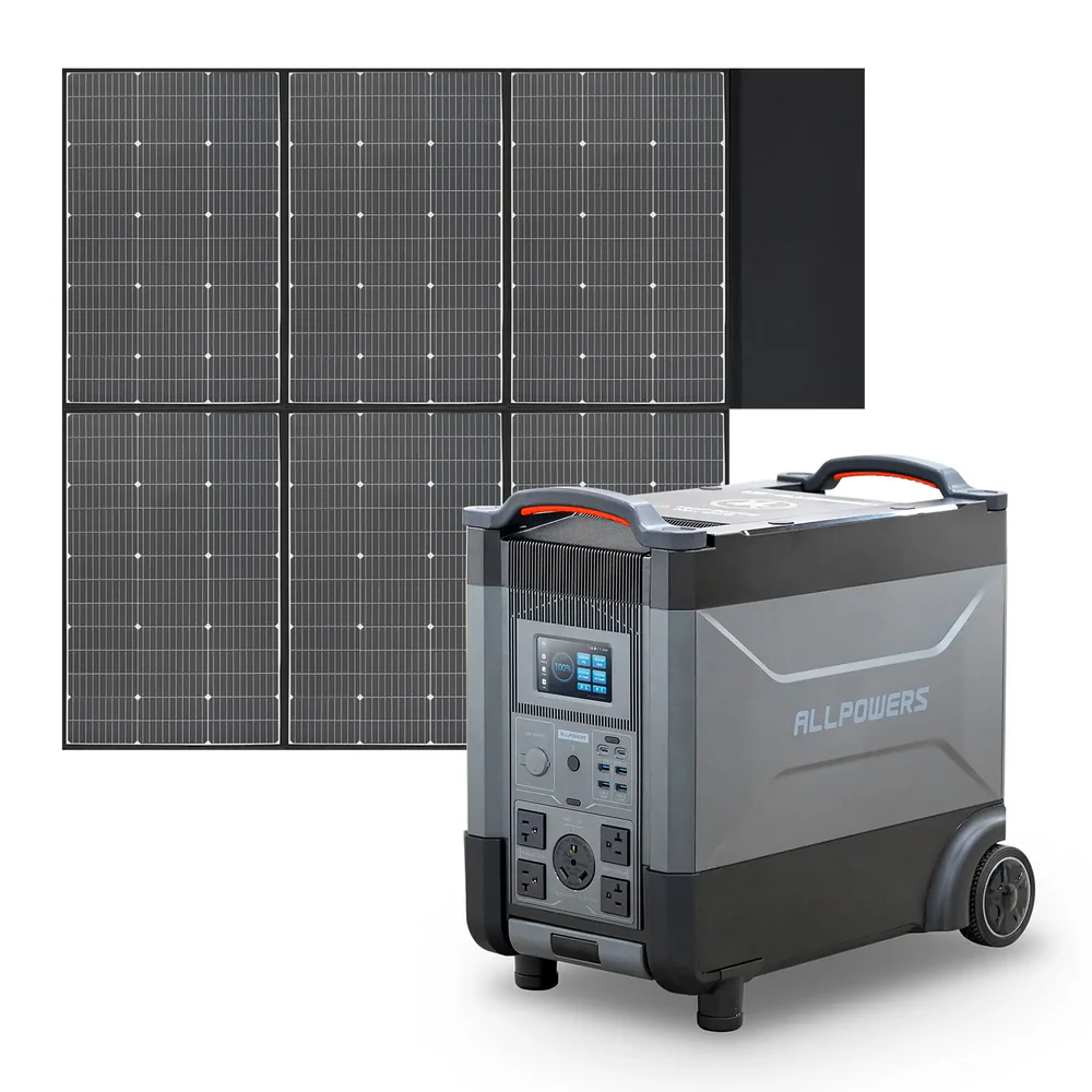 ALLPOWERS Solar Generator Kit 3600W (R4000 + SP039 600W Solar Panel)
