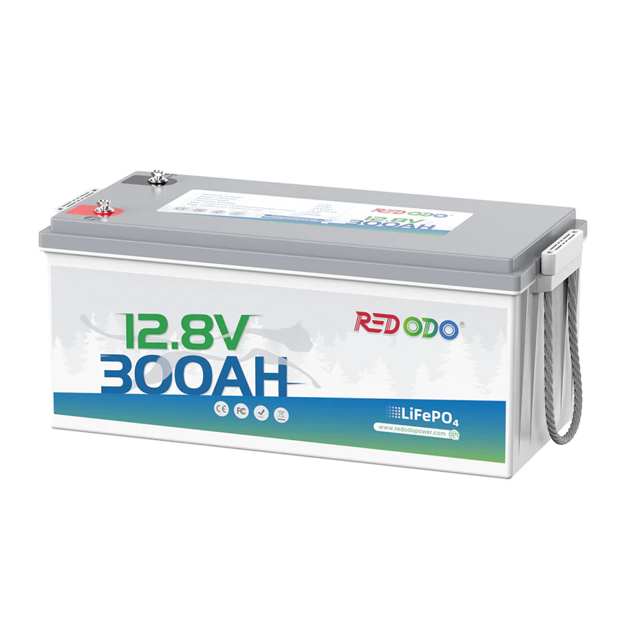 Redodo 12V 300Ah Lithium LiFePO4 Battery | Replaces 6*12V 100Ah AGM Batteries | RV, Marine, Solar