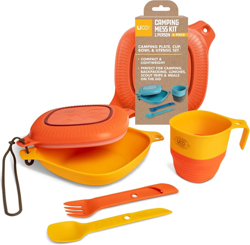 UCO 6-Piece Camping Mess Kit