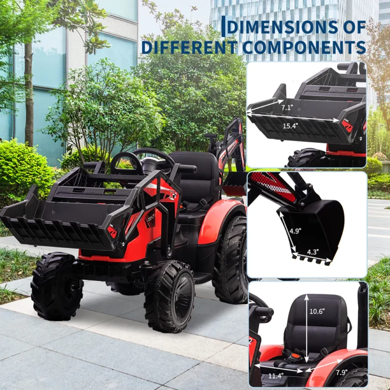 Garvee kids tractor with attachments