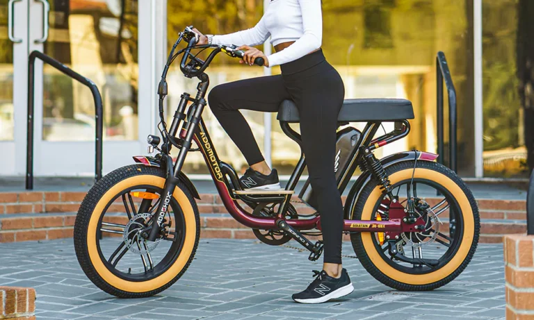 Addmotor Electric bike at beach (2)